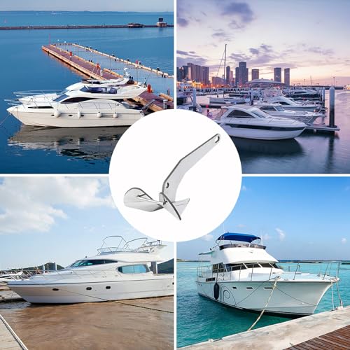 Garvee Upgraded Boat Anchor, 316 Stainless Steel Delta-Style Anchor, Heavy Duty Triangular Anchor 11 LBS / 17 LBS / 22 LBS Wing Style Triangle Anchor by Garvee - Image 5