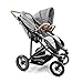 StrollAir Twin Way. The Best Twin Stroller. Double Stroller Side by Side. Reversible seat Double Stroller.