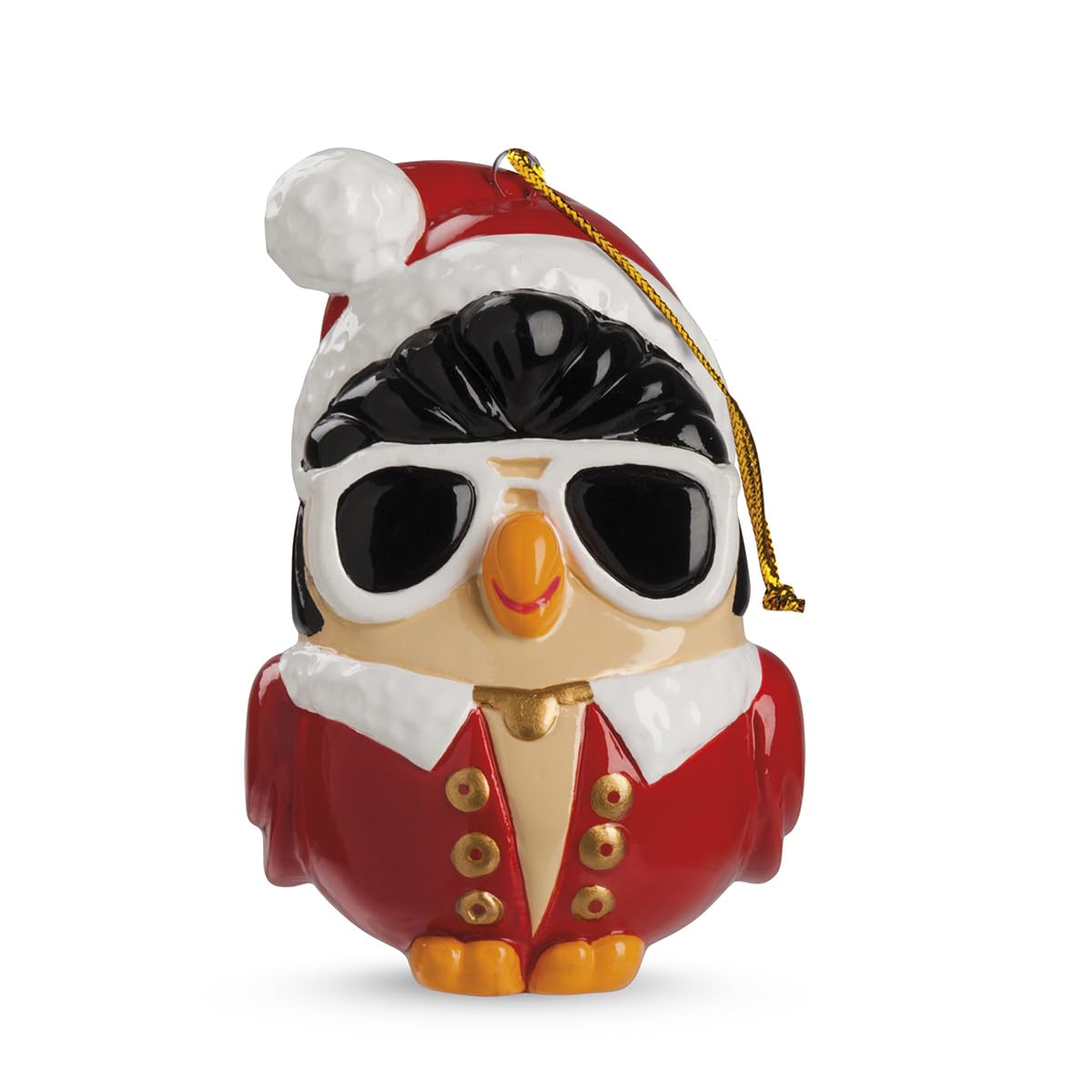 EGAN Rock Xmas Christmas Decoration/Place Card, Multi-coloured, 7 cm