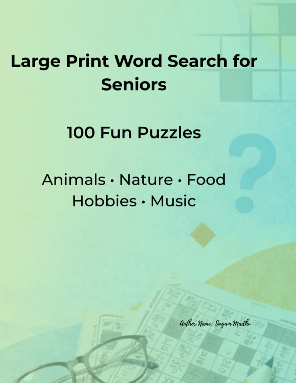 Large Print Word Search For Seniors