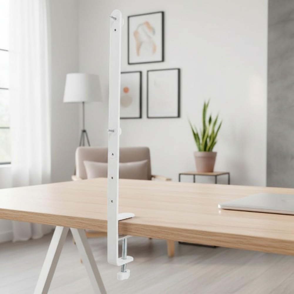 Stecktafel-Regal, nagellos, verstellbarer Schreibtisch, Klemmhalterungs-Set für vielseitige Organizer für Zuhause und Küche zur Aufbewahrung (schwarz)
