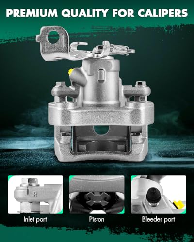 Image of SCITOO 19B6129 Rear Right Disc Brake Caliper w /Bracket For Pontiac For Vibe 2009-2010,For Toyota For Matrix 2009-2013,Single Piston