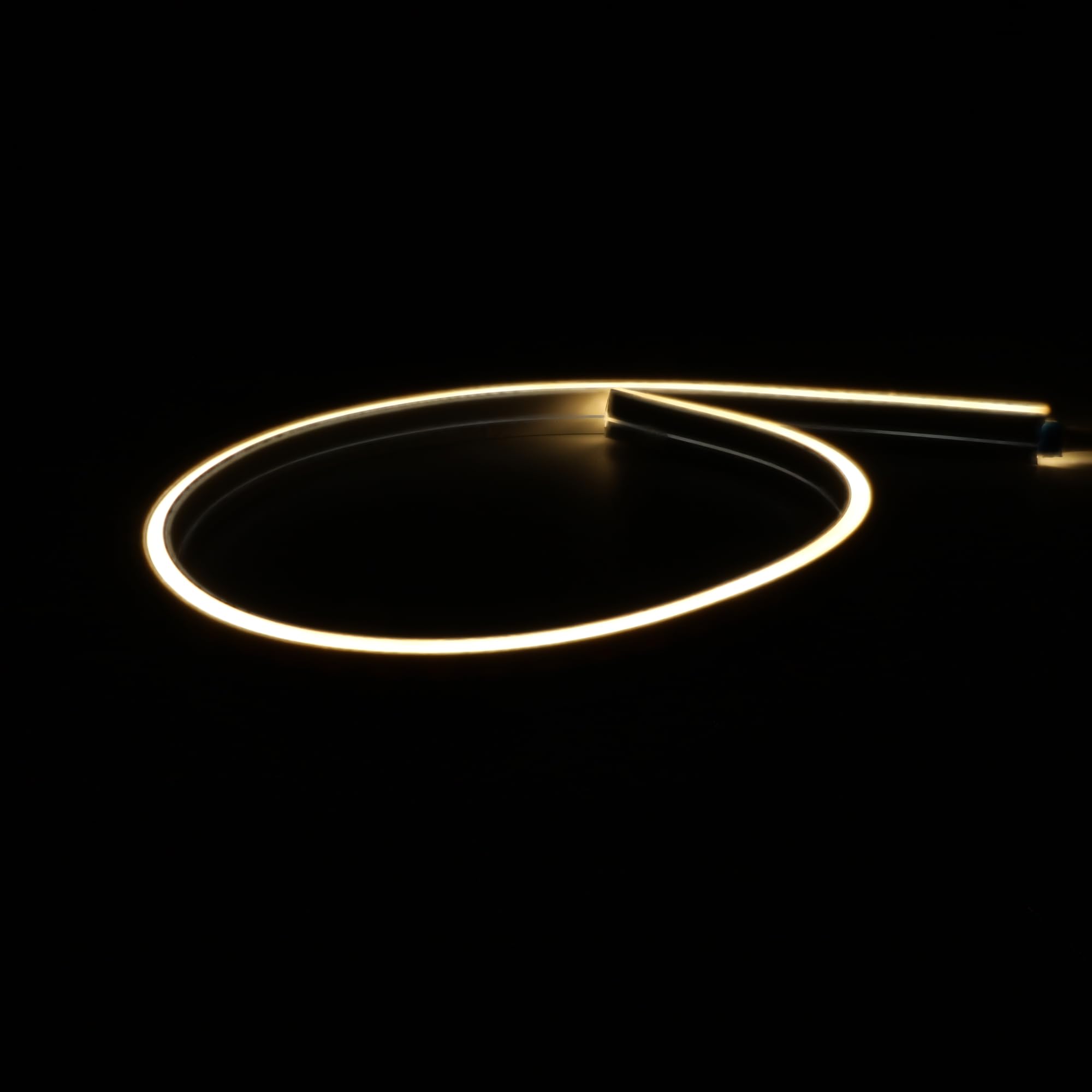 JANDEI Profilo Flessibile In Silicone 5 M Per Strisce LED Con PCB Fino A 8 Mm – Luce Laterale, IP67 Per Esterni, Formato 4x12 Mm, Bianco
