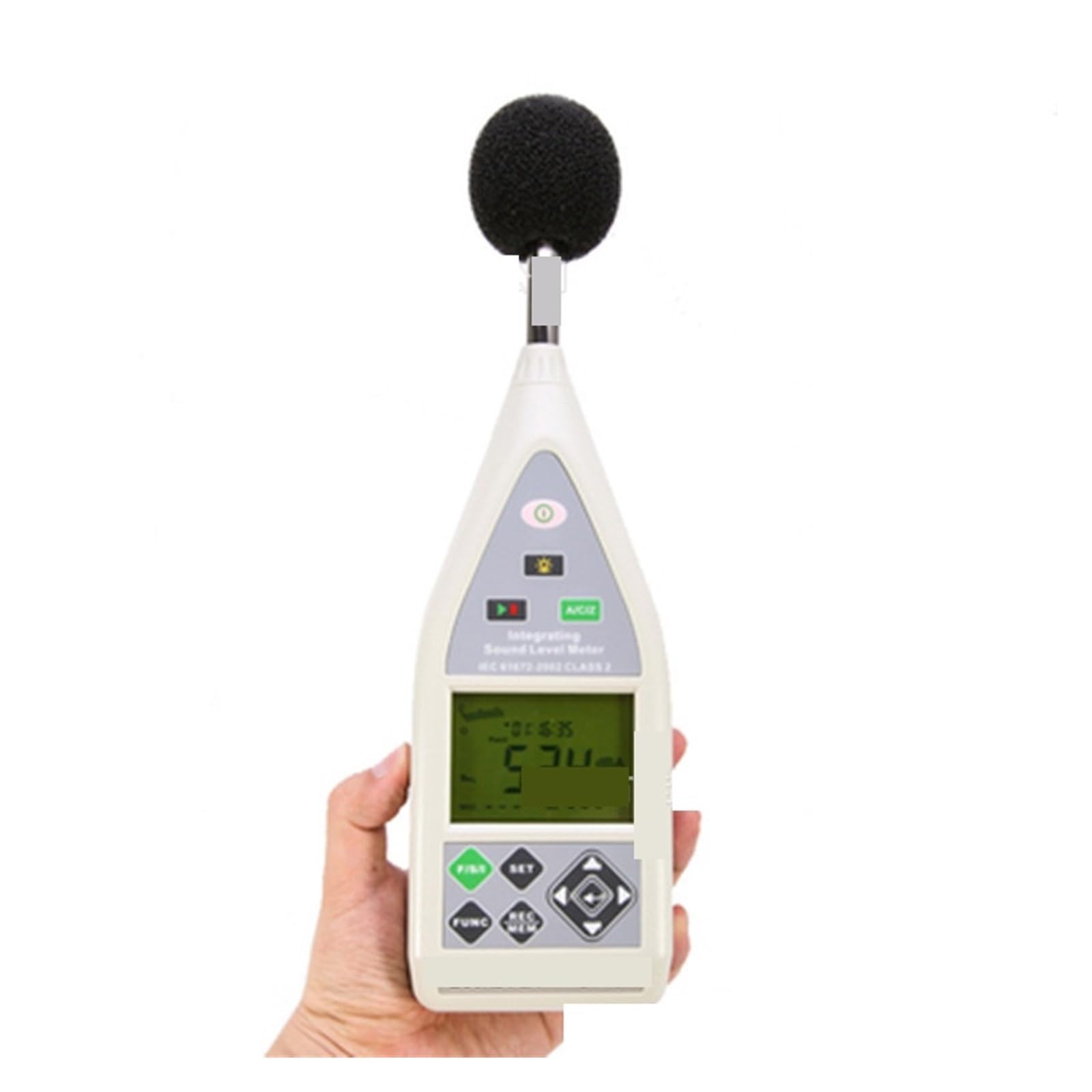 Medidor de Decibeles, ST-107 Medidor de nivel sonido integrado Clase 2 Rango medición del medidor ruido 70~133 dBC