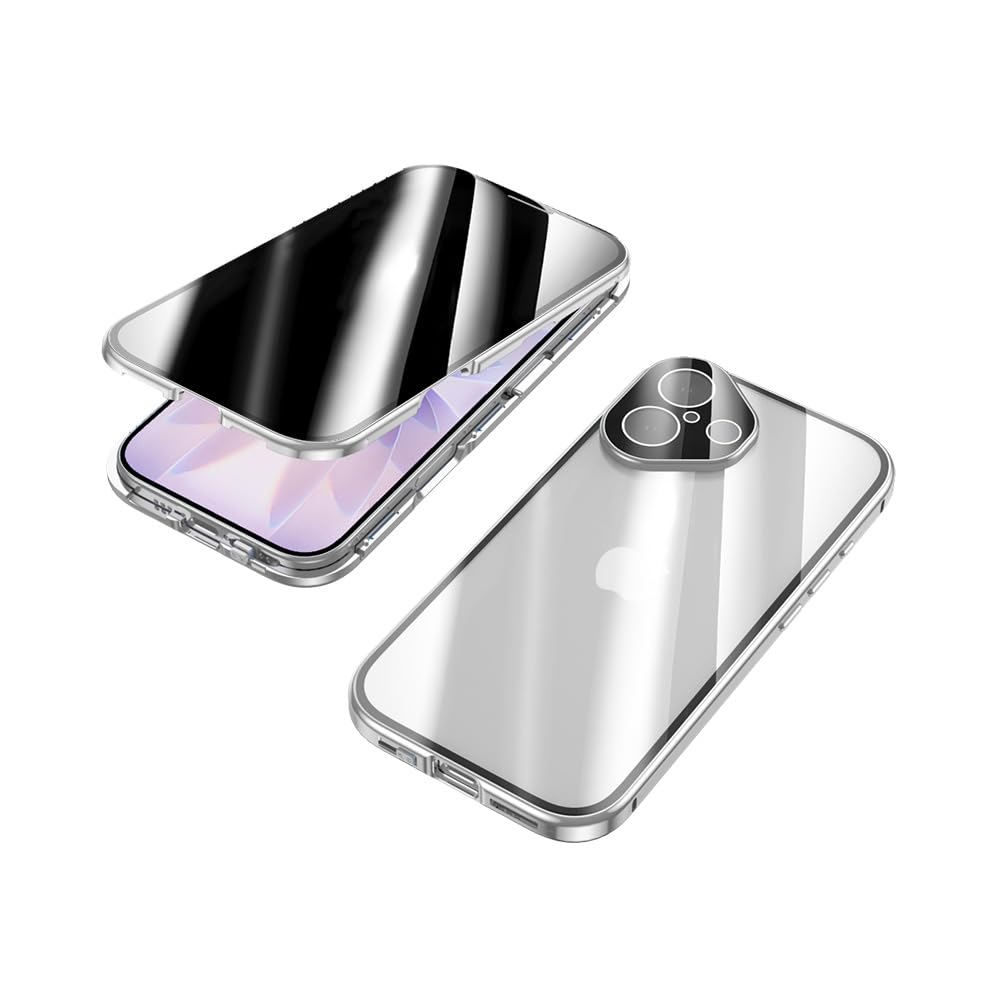 Amazon.co.jp: iPhone 17 用 ケース 覗き見防止 全面カバー マグネット