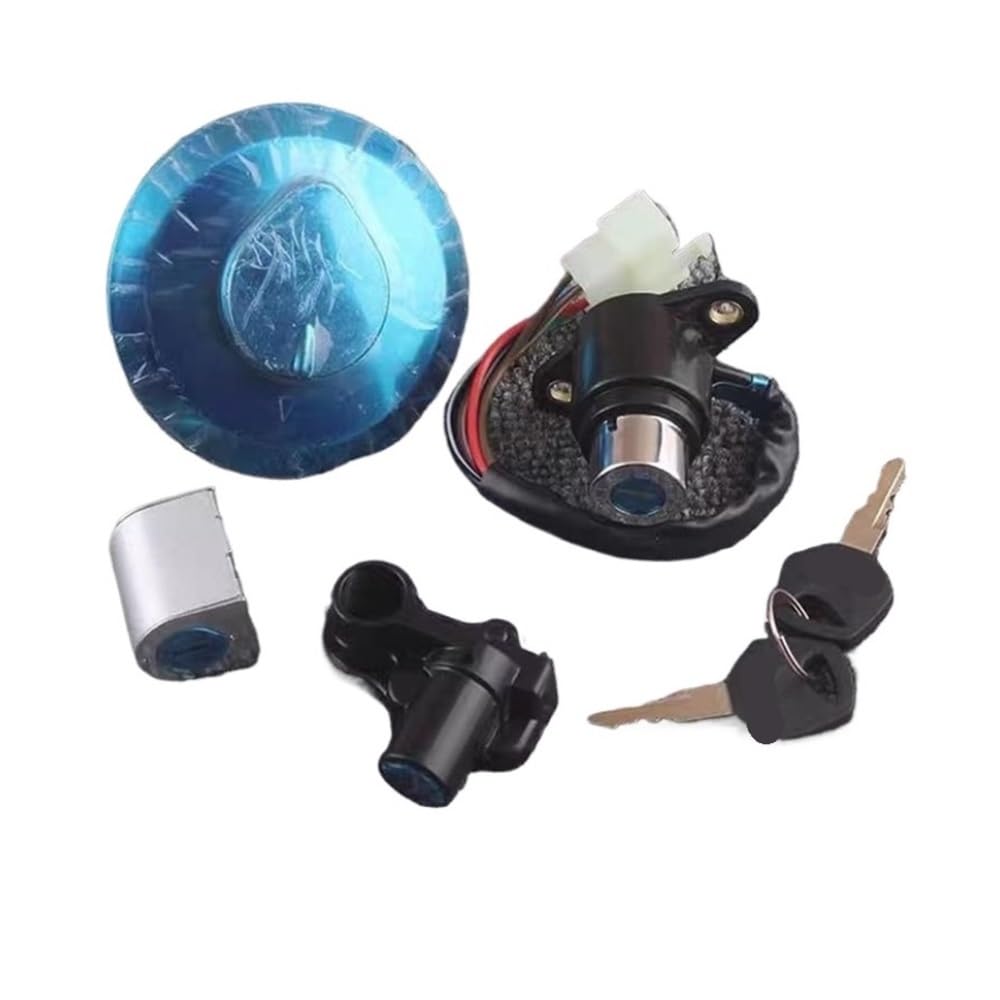 Cerradura de encendido de moto CBT125 con llaves maestras antiatasco para tapón y asiento