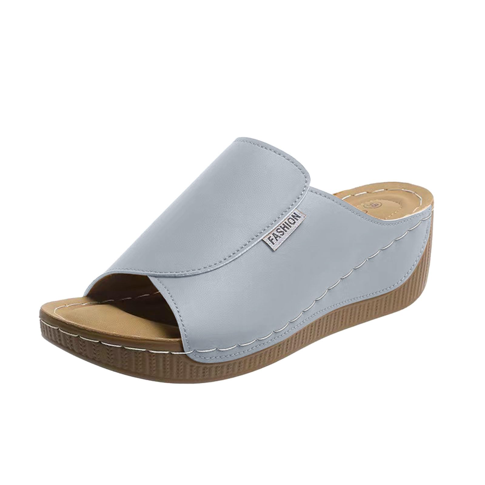 Ciabatte Donna Estive - Ladie Fashion Solid Color Exposed Toe Thick Sole Casual Sandal and Slipper Ciabatte Donna Mare Ortopediche Sandali Sabot Estivi Mare Antiscivolo