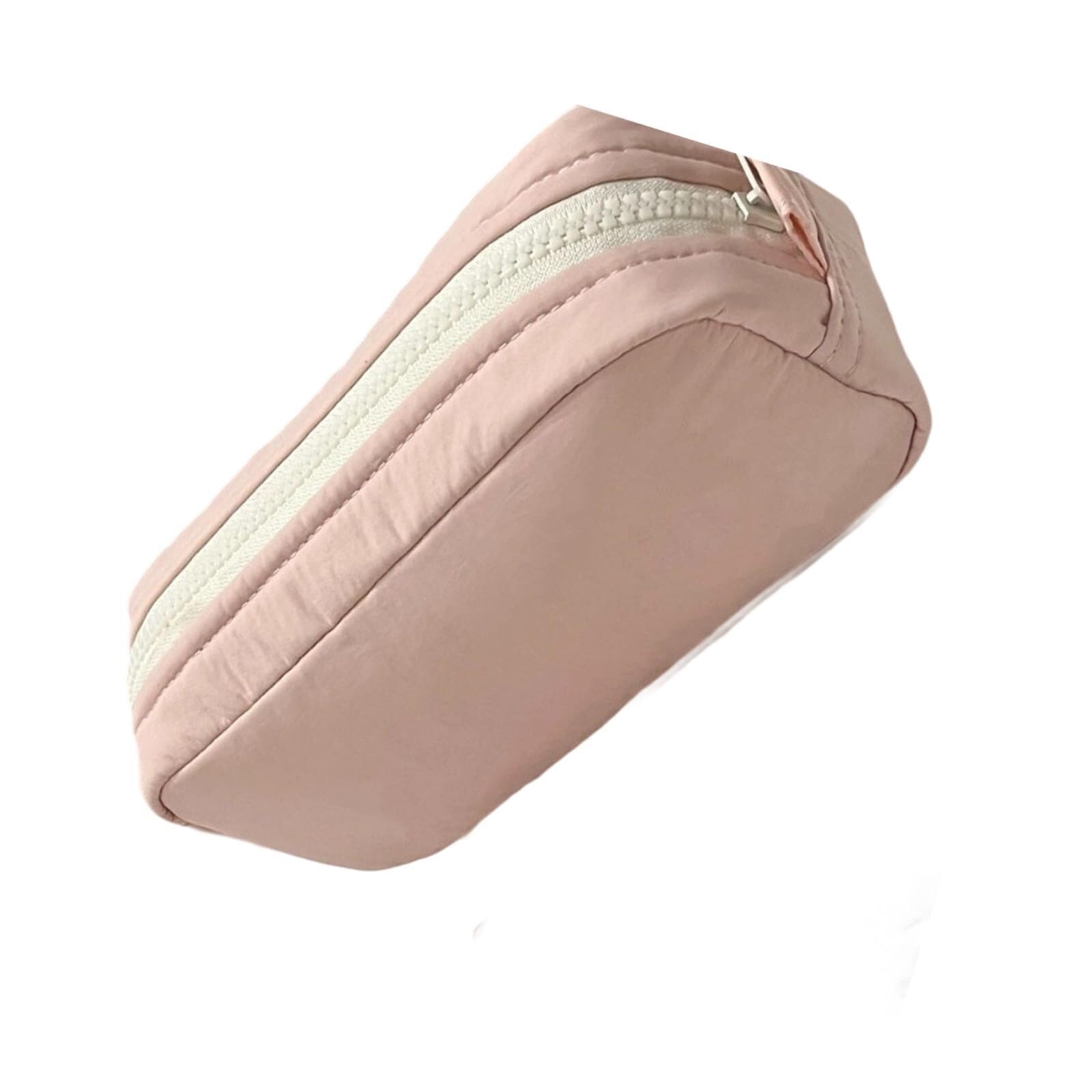 ARUNASC pencil cases Cute Light Weight Pencil Case Large Capacity Pen Box Simple Storage Pouch, for School Office Daily Use small(Rose)