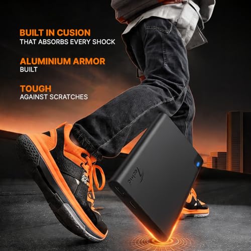 Image of TECHIE 2.5 inch External Hard Drive Enclosure, SSD /HDD Enclosure, USB 3.1 Gen 2, Type-C Aluminum Case, Tool-Less Fast Transfer, Up to 4TB