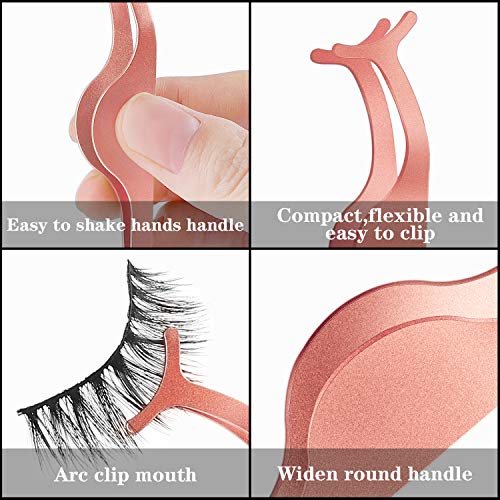 image for Elcoho 30 Pieces False Eyelashes Applicator Tool Stainless Steel Eyela