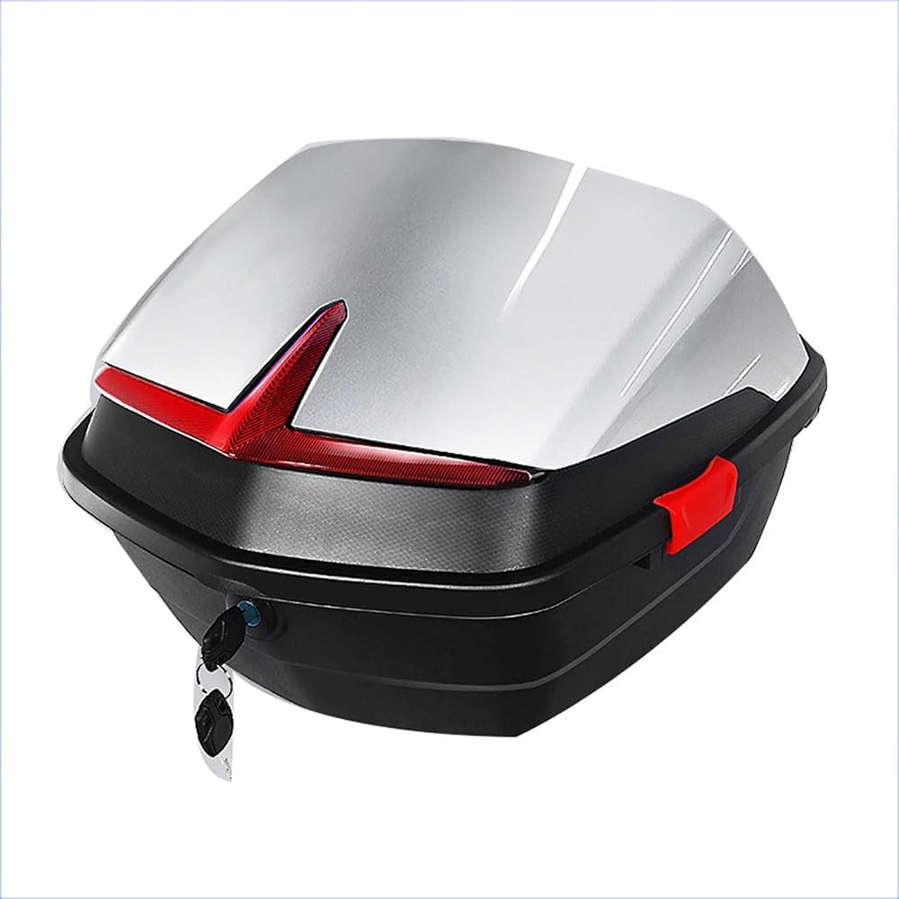 Boîte de rangement universelle pour casque et équipement de moto, scooter, cyclomoteur, quad