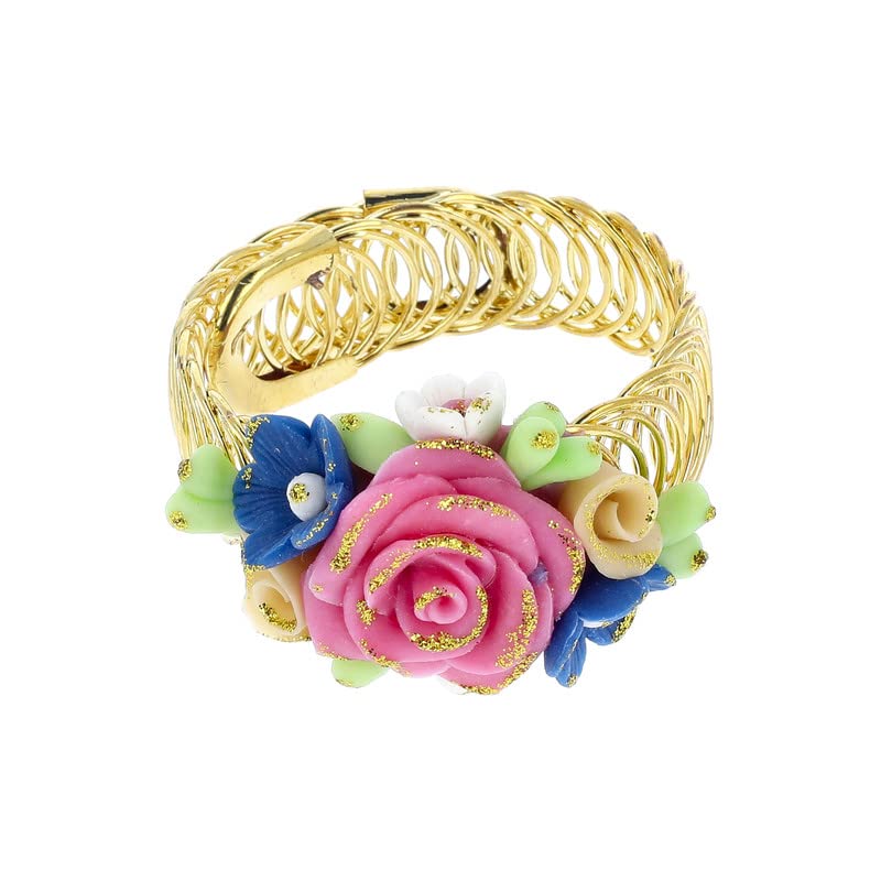 YOU & YOURS KADDA/BANGLE Handmade Artificial Flower Jewellery for Women/Girls - Image 1