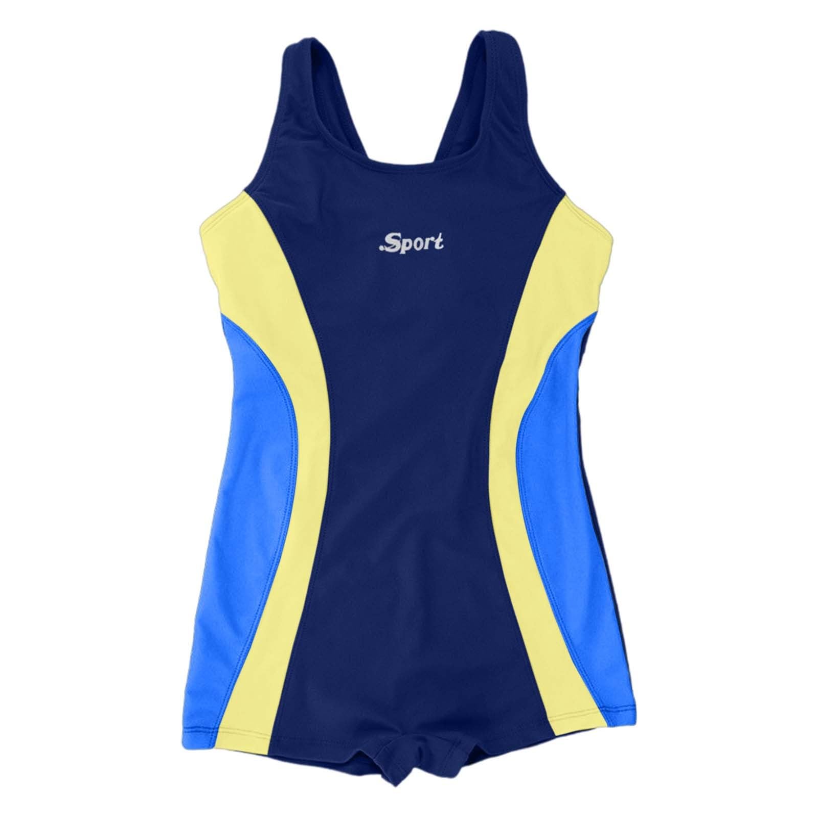 Maillot De Bain Enfant Fille 1 Pièce Gainant Ventre Plat Mignon Maillot De Bain Shorty Fille a la Mode Chic Tropical Piscine Natation Sport Plage Océan Bikini Tankini