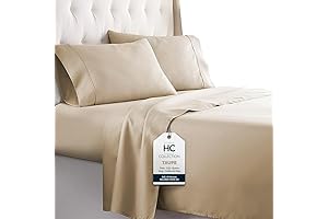 Luxurious Comfort: Taupe King Size Sheets Set for Deep, Restful Sleep