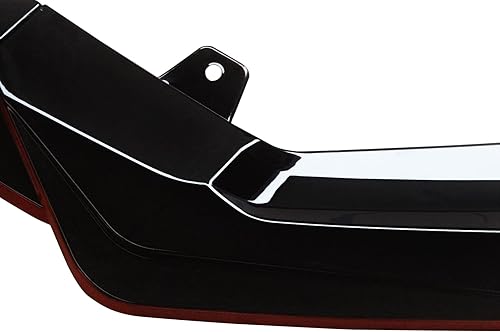 Miniatura 8 de NINTE Borde delantero para Honda Civic Sedan 2021 2022 2023 2024 Negro brillante con línea roja Parachoques Splitter Bodykit alerón diseño de 3