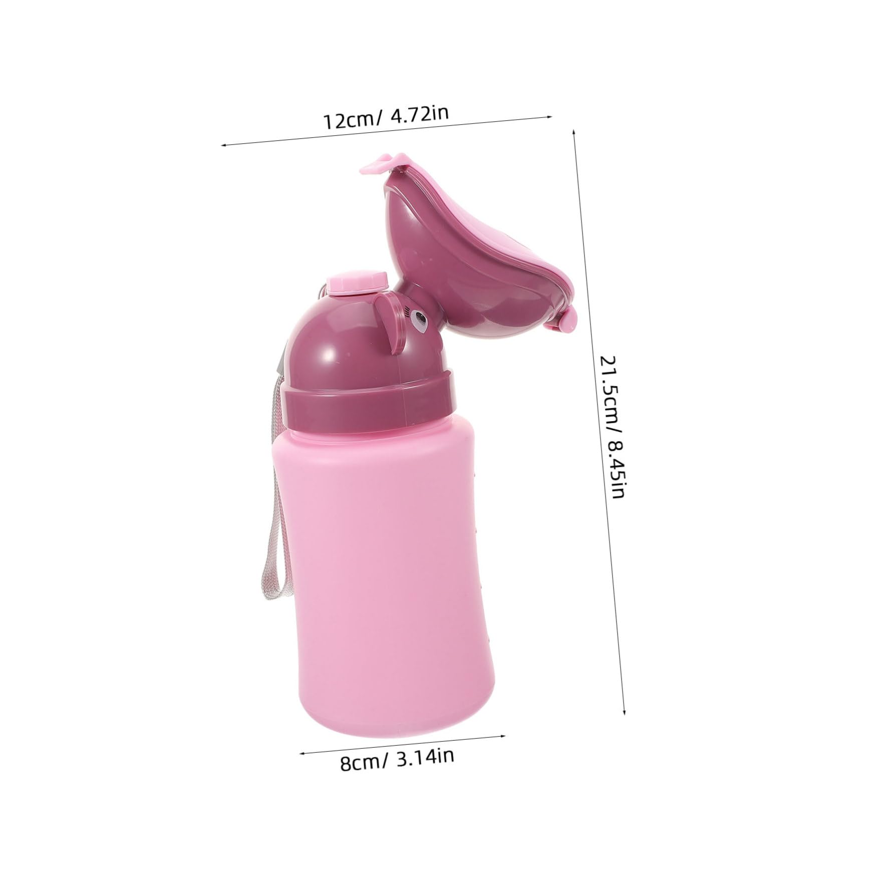 PERSELOSO Portable Urinal Potty for Travel Emergency Toilet for Long Car Rides Encourages Confident Use