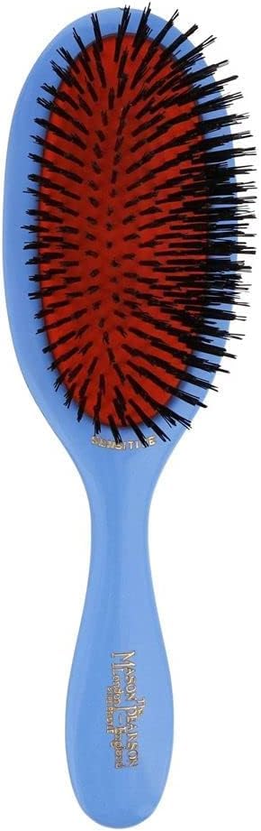 Amazon.com: Mason Pearson Pocket Sensitive Hair Brush, Blue