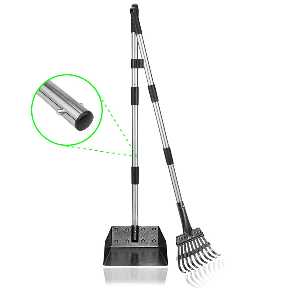 Buy 2 Pack Dog Pooper Scooper,Durable Pooper Scooper with Long Metal