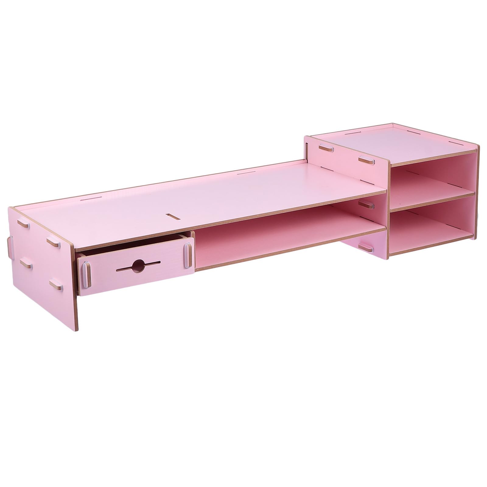 Support écran ordinateur pratique Toyvian avec tiroir ergonomique