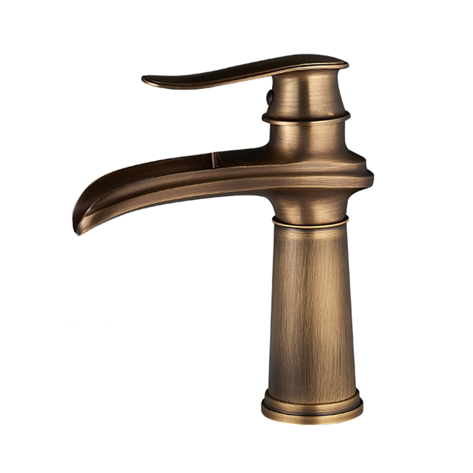 ZYCHSJXA Handle Vanity Single Bathroom faucets Sink 1 Hole Compatible with Garden,Antique A,Sink Faucet(