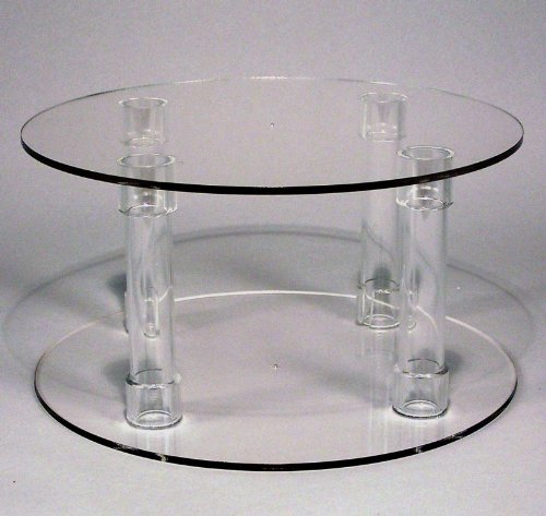 Clear Plastic Big Round Cake Stands (13