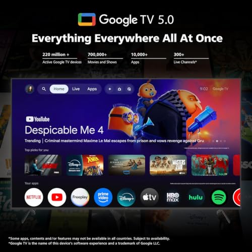 Image of PHILIPS 217 cm (85 inch) 8101 Series 4K Ultra HD Smart QLED Google TV 85PQT8101 /94