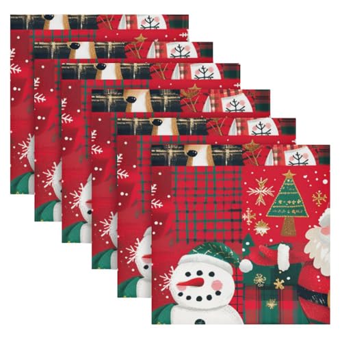 Servilletas de Tela Cuadradas Multicolor Pack x6 miniatura 2