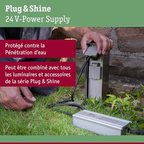Transformateur extérieur Paulmann Plug & Shine 21W pour illuminer vos soirées