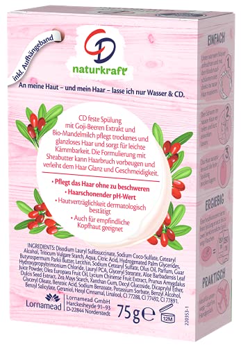 Fester Conditioner CD Shine & Care Haarspülung mit Goji-Beeren und Mandelmilch