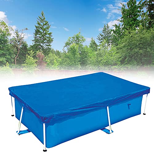 Bâche de Protection pour Piscine Tubulaire Rectangulaire,Couverture De Piscine Rectangulaire,Bâche À Bulles Piscines Tubulaires,Empêche l'évaporation de l'eau et la protection UV-4 tailles (400x211cm) Cover