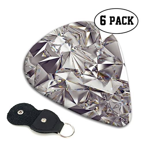 Lot de 6 médiators en diamant pour guitare acoustique, guitare électrique, basse, ukulélé – fins, moyens et épais. - Les Beatles, Paul McCartney, John Lennon, RIngo Starr, George Harrison Lot de 6 médiators en diamant pour guitare acoustique, guitare électrique, basse, ukulélé - fins, moyens et épais. – Image 3
