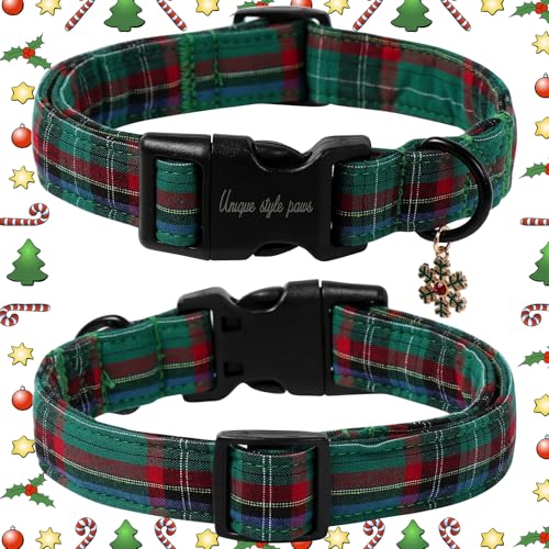 Unique style paws Hundehalsband mit Schnellverschluss aus Baumwolle, buntes Blumenmuster, langlebiges Geschenk, niedlich, für kleine, mittelgroße und große Hunde und Hündinnen