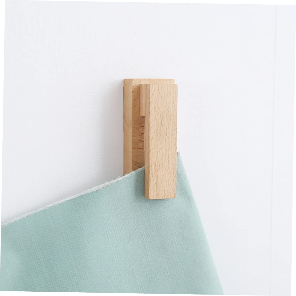 Cabilock 3piezas Soporte De Toalla De Madera Sólida Gancho Para Puerta Organizador De Baño Sin Perforación Estante De Pared Para Toallas De Cocina y Baño Instalación Fácil y Segura