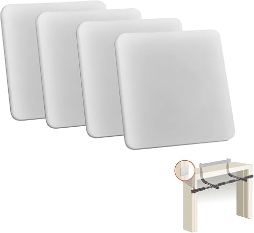 Ally Peaks Almohadillas de barra de dominadas, 4 unidades, protector de marco de puerta, almohadillas de silicona prémium