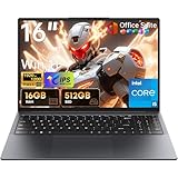 Moxalc 16" Laptop Computer, Core i5 Processor(up to 3.6 GHz) 16GB RAM 512GB SSD, Win 11 Pro Office Suite 1920x1200 FHD 16:10 IPS Display Notebook 2.4G&5G WiFi 5 BT5.0 RJ45 HDMI USB3.0 Backlit Keyboard