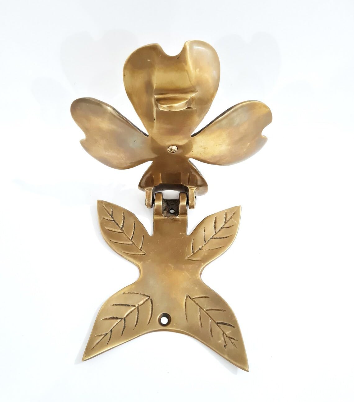 6 Inch Solid Brass Ball Bearing Heavy Duty Satin Brass Door Hinge