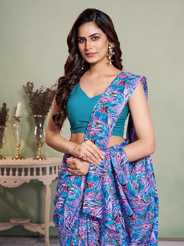 Image of Garden Vareli Art Silk Abstract Printed Saree