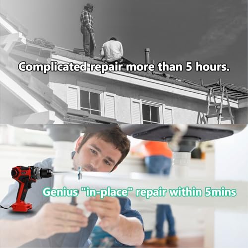 PVC Pipe Reamer, 4Pcs PVC Fitting Saver Tool for Removing SCH 40 from Hub, 1-1/2 In, 2 In, 3 In, 4 In Head, Bit Socket Saver Set for PVC Plumbing, Fits 1/2" Variable Speed Power Drill - Image 3