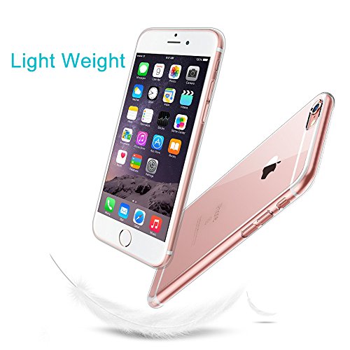 Custodia iPhone 6/6S, DOSMUNG Morbida Trasparente