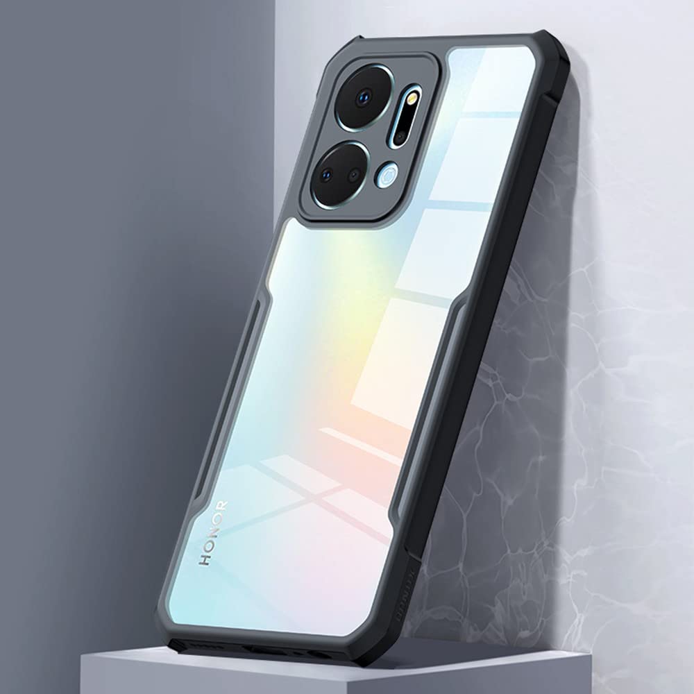 Weideworld Cover Per Honor X7a, 3 Pezzi, Custodia Trasparente Morbida TPU, Bumper Sottile