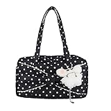 sac a main petit pois Cadeau : surprenez une femme spéciale dans votre vie avec ce sac fourre-tout chic à pois comme un cadeau attentionné pour les vacances, les anniversaires ou les célébrations mettant en valeur votre attention d'une manière élégante et significative.