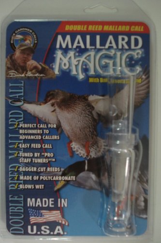 Buck Gardner Mallard Magic, Cajun-Style Double Reed, Clear, MM-C