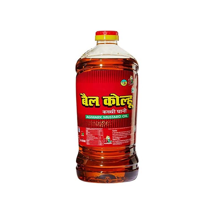 Buy Bail Kolhu Kachi Ghani Mustard Oil (Cold Pressed) Healthy Cooking