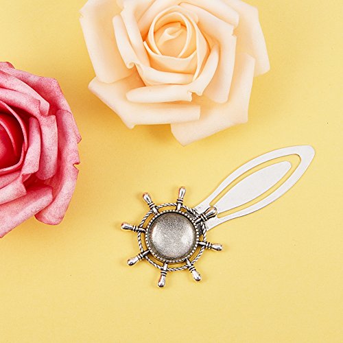 PandaHall Foto Cabochon Ovale Cabochon Lega