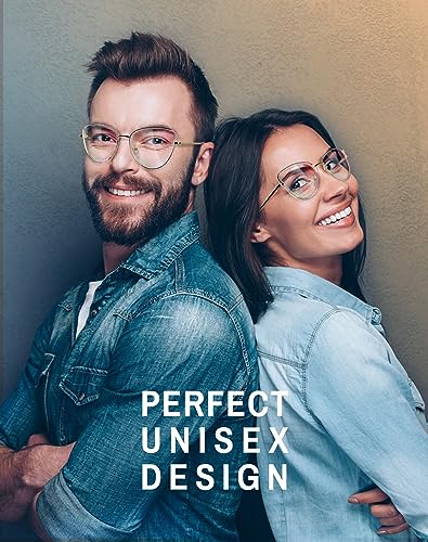 Image of Blue Light Glasses, Stylish Anti Blue Light Blocking Glasses for Computer Reading, Gaming, TV, Phones