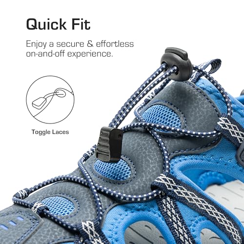 Image of DREAM PAIRS Men's Hiking Sport Water Sandals