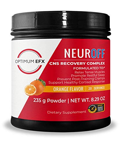 NEUROFF V1.1 - 186g powder - Relax, Regenerate and Restore - Post workout Calming and Recovery formula w/ KSM-66® Ashwagandha...