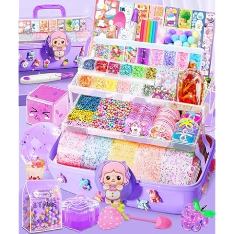 ZiZa Cute Nano Tape Bubble Kit for Kids with Box, Nano Tape Squishy Maker Kit, Nano Bubble Tape Kit, Nano Tape Bubbles Cover
