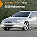 Nilight Fog Lights Assembly Compatible with 2003 2004 2005 2006 2007 Honda Accord 4Door Sedan 2004-2008 Acura TL w/H11 12V 55W Bulbs Clear Lens Driver and Passenger Side