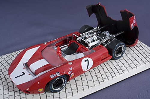 Coche Scalextric Lola T70 Spyder Can-Am 1967 maqueta de slot coleccionable